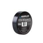 FITA ISOLANTE 20 METROS PRETA MUNDILUX