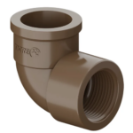 Joelho 90° Marrom PVC Roscável e Soldável 25mm (3/4") Tigre