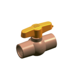 Registro Plástico Rosca Interna 1/2" Marrom Herc