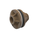 Adaptador com Anel PVC Marrom Roscável e Soldável 1" (32 mm) Tigre