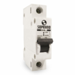 Disjuntor Unipolar 63A Branco DIN Soprano