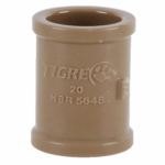 Luva PVC Marrom Soldável 1/2" (20 mm) Tigre